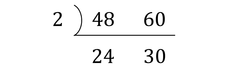 すだれ算から最小公倍数を求める方法_その2